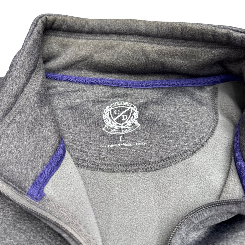 Campus Drive Washington Huskies Women's Gray Purple Full Zip Jacket, Size L - Picture 4 of 8